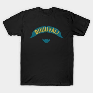 DUUUVAL Mustache - Black T-Shirt